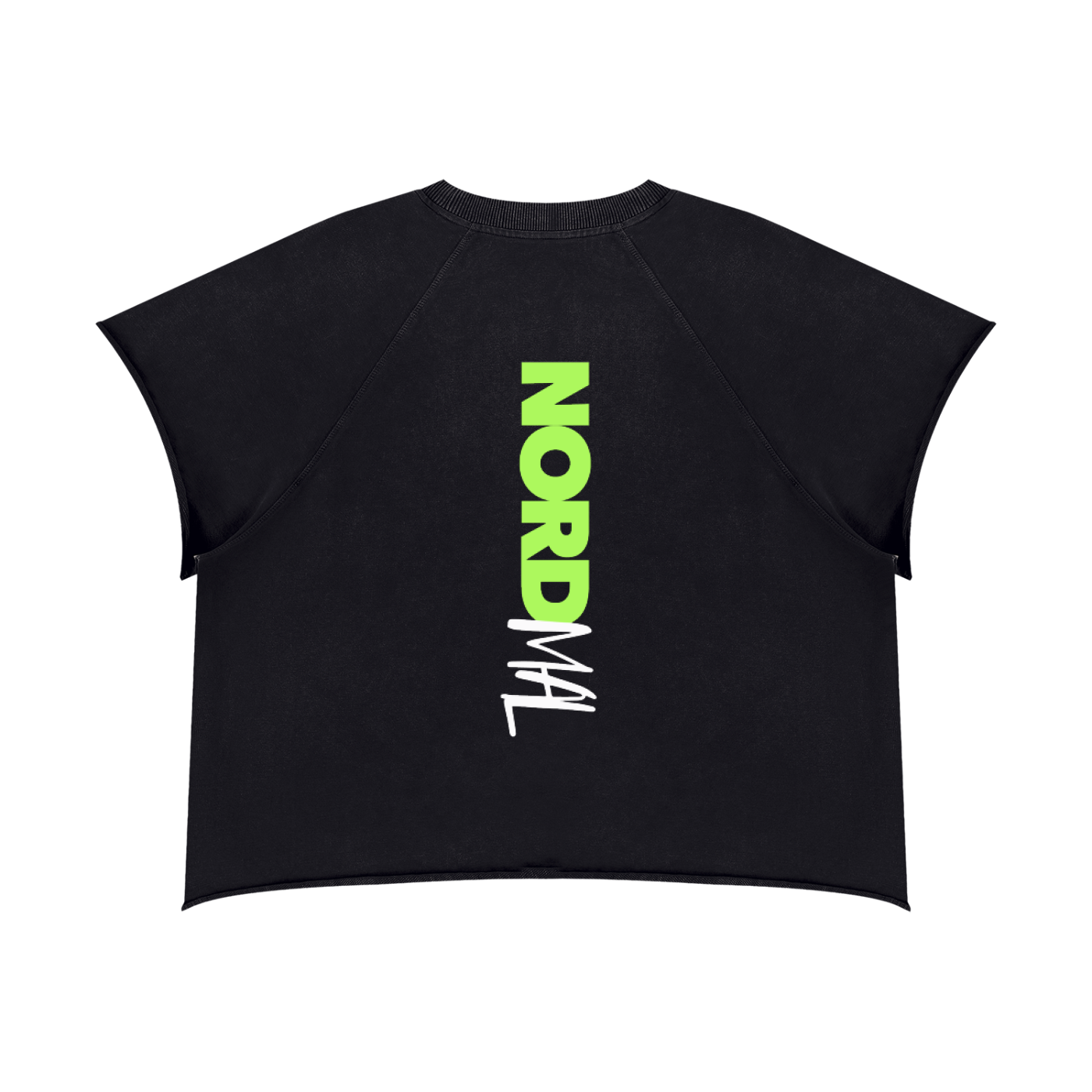 Unisex Vintage Wash Raw Edge Boxy T-Shirt