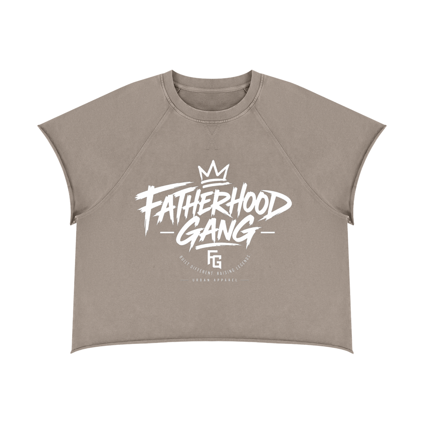 Unisex Vintage Wash Raw Edge Boxy T-Shirt